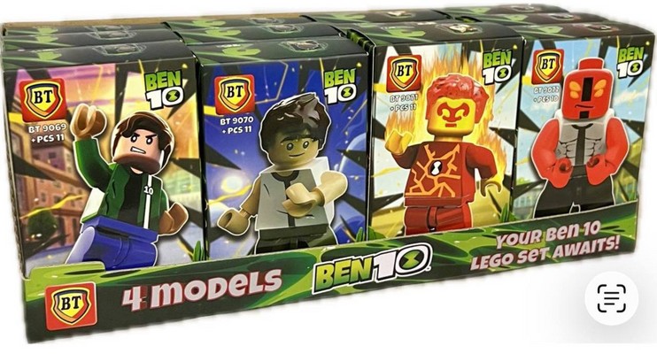 لگو شخصیتی 9069/9072 آدمک بن تن رگلام 12 عددی - ک 288