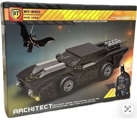 لگو 282 قطعه ماشین بت من 850 - ک 36